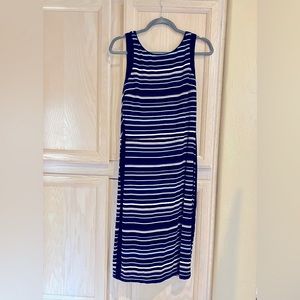 3/$30| 🌸 WHBM Sleeveless Chevron Knee Length Dress